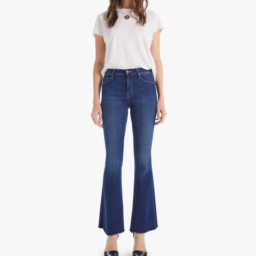 Mother Denim The Weekender Fray in Home Movies, Size 25